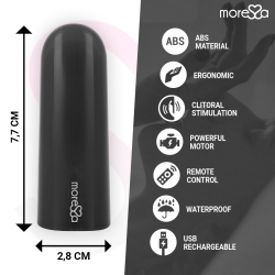 Moressa - Nix Vibrateur Télécommande Noir